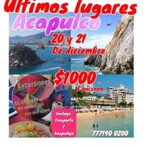 Promoción de excursión a Acapulco