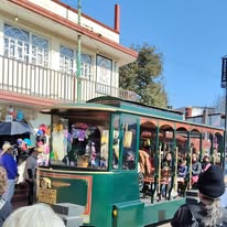 Tren turístico en excursión
